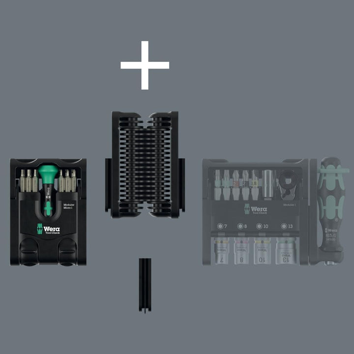Wera 05049002001 Tool-Check Modular Micro 1, 21-teilig