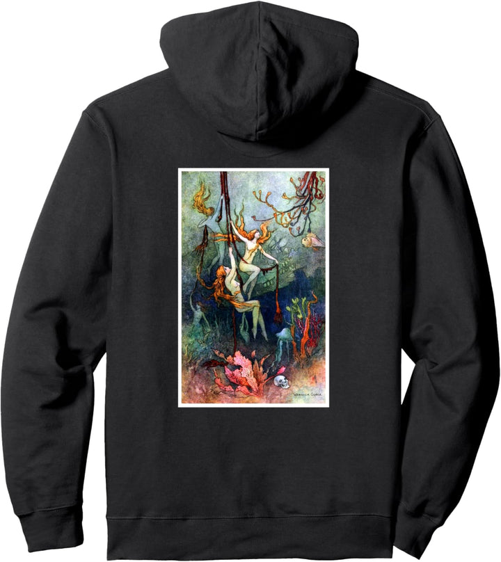 Meeresnymphen Seetang Schiffbruch Warwick Goble Skurril Pullover Hoodie