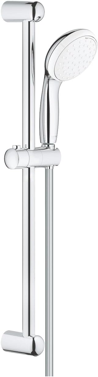 Grohe 2759810E Tempesta 100 Brausestangenset 2 Strahlarten, Chrom Zeitgenössisch 2 Strahlarten Mit W