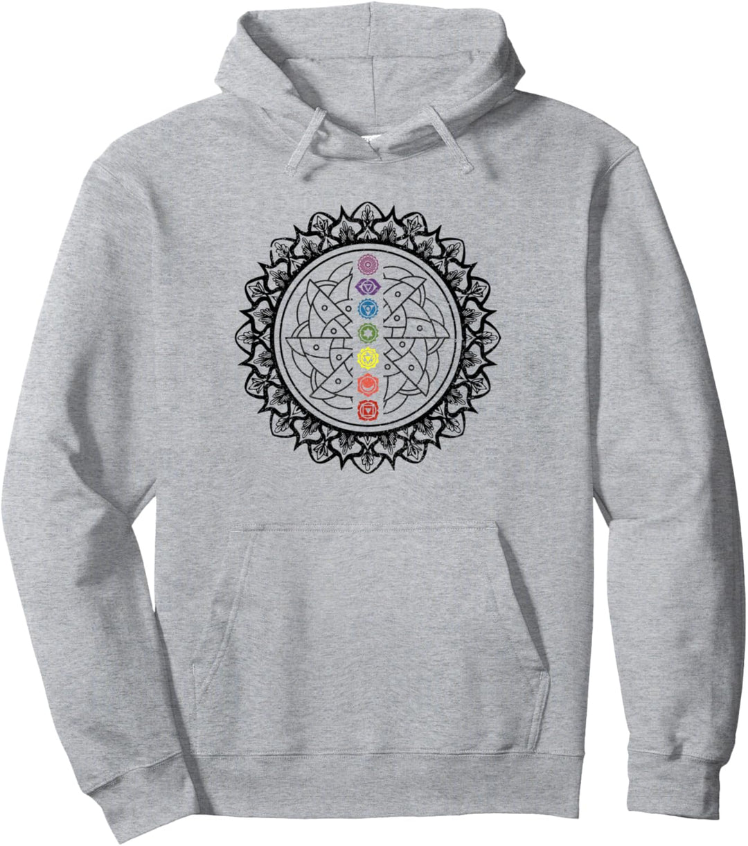 Chakra Mandala Yoga Buddhismus Meditation Spirituell Pullover Hoodie