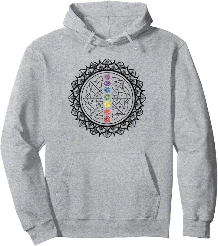 Chakra Mandala Yoga Buddhismus Meditation Spirituell Pullover Hoodie