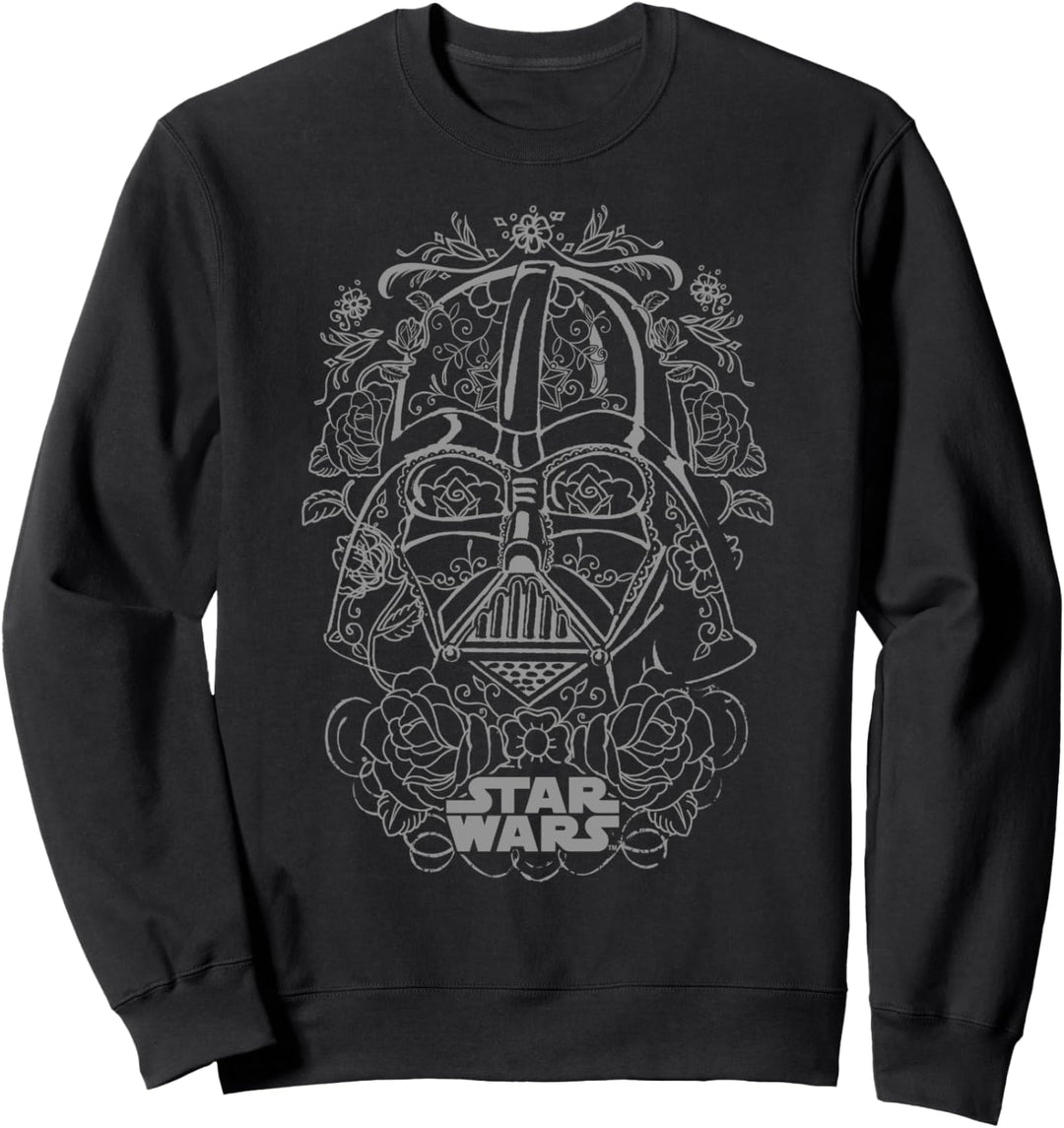 Star Wars Darth Vader Sugar Skull Outline Sweatshirt