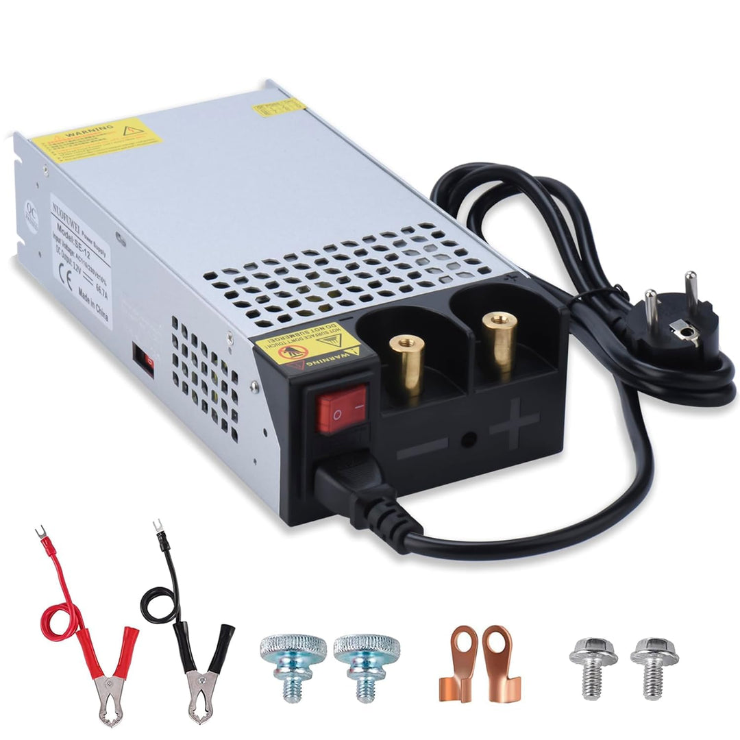 NUOFUWEI DC 12V 100A 1200W Netzteil Transformator Schalternetzteil 230V AC auf DC Netzteil 12Volt 10