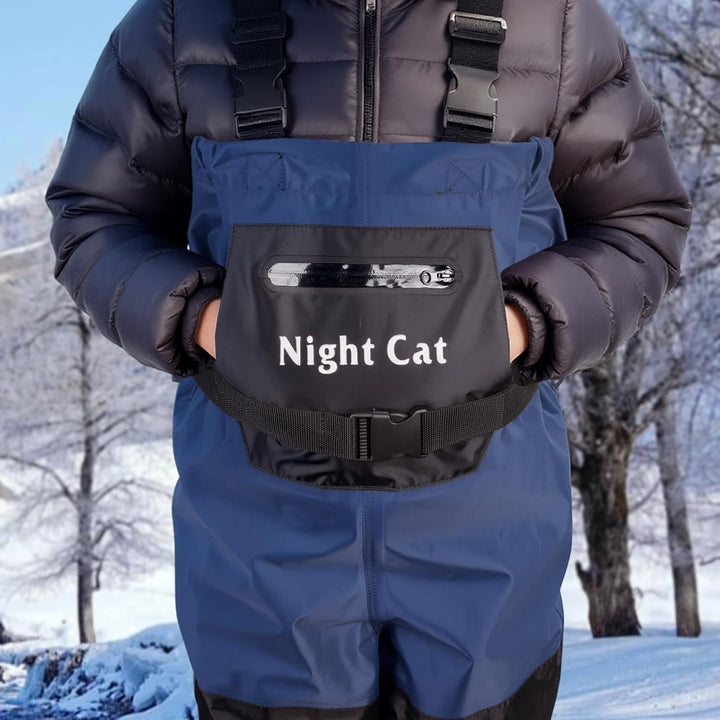Night Cat Wathose Herren Damen Frauen Wathose mit Stiefeln wasserdichte Atmungsaktive Crosswater Wad