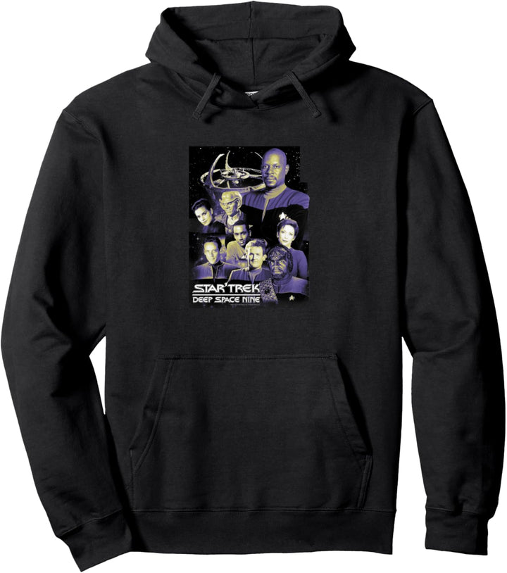 Star Trek DS9 Space Station Crew Portraits Pullover Hoodie