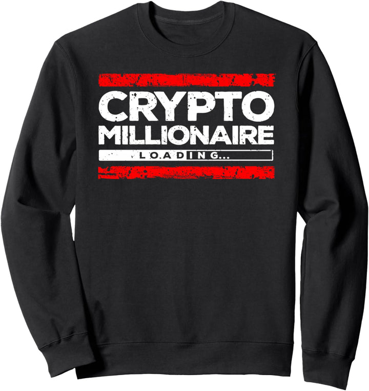 Krypto-Millionärs-Shirt | Vintage Bitcoin-Krypto Sweatshirt