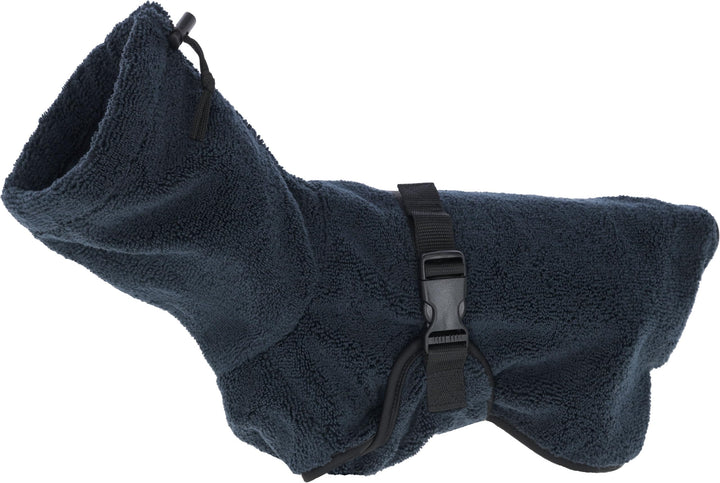 Kerbl Pet Bademantel für Hunde, blau, S, Rückenlänge 40 cm navy S, navy S
