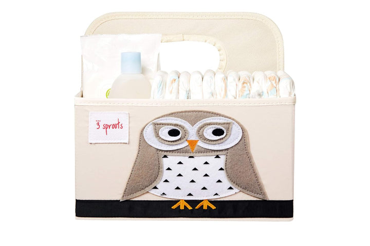3 Sprouts - Wickeltasche Organizer - Baby Windel Caddy für Wickelutensilien - Wickelkorb &amp; Wickelorg