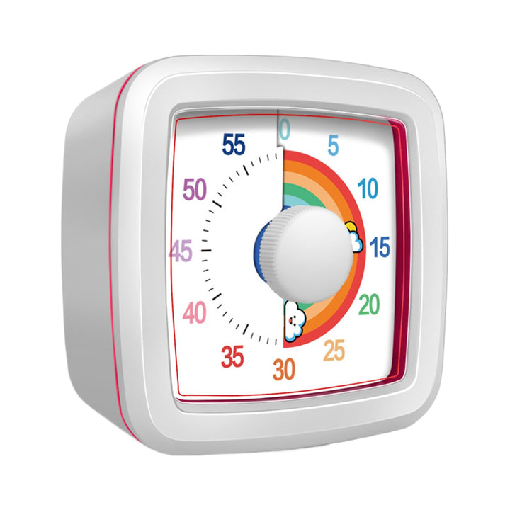 Visueller Timer,Mechanische Countdown-Uhr für Kinder und Erwachsene - Lehruhr Leises Zeitmanagement