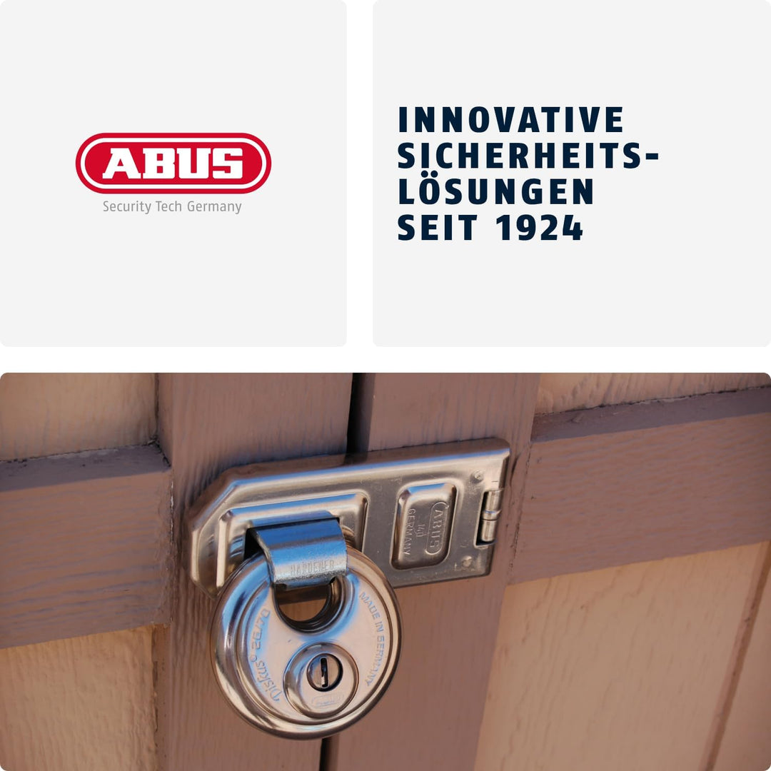 ABUS Diskus Vorhängeschloss 25/70 - wetterfest - inkl. 5 Schlüssel - mit präzisem Wendeschlüssel-Sys