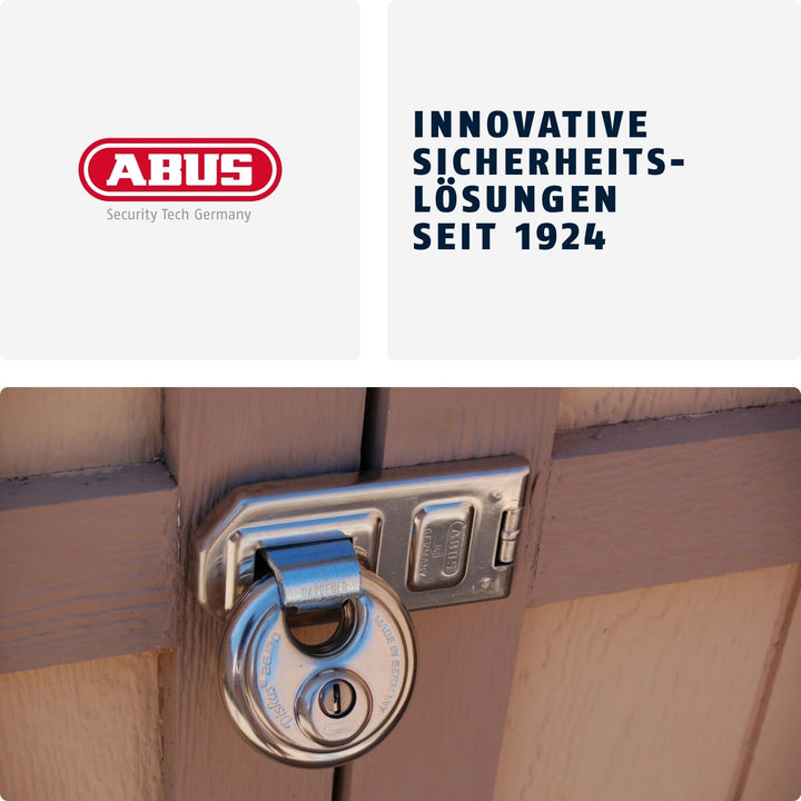 ABUS Diskus Vorhängeschloss 25/70 - wetterfest - inkl. 5 Schlüssel - mit präzisem Wendeschlüssel-Sys