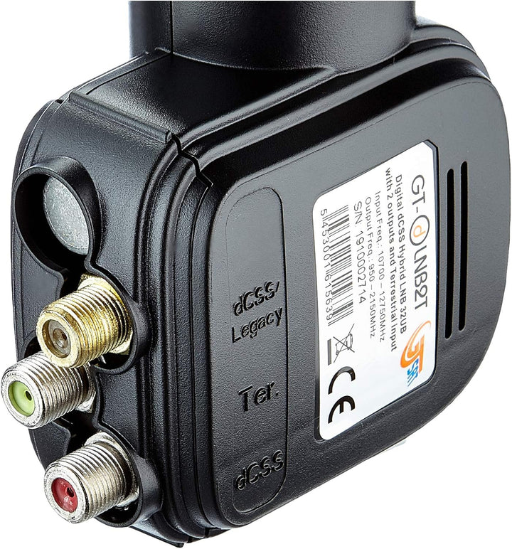GT-Sat GT-dLNB2T dCSS Hybrid dLNB 32UB with terrestrial input and Legacy Option / or 2 dCSS output