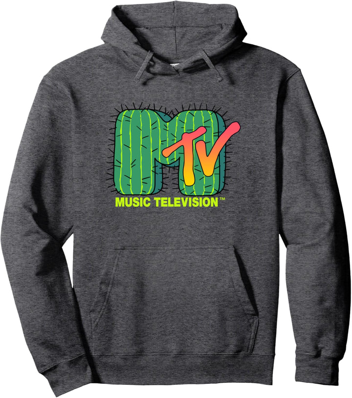 MTV Logo Sunset Cactus Pullover Hoodie