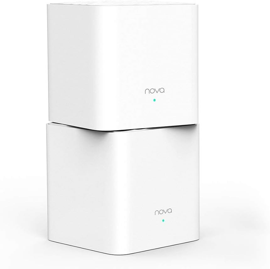 Tenda Nova MW3 Mesh WLAN System - AC1200 Dual Band WLAN Mesh System - empfohlen für Häuser mit 1-3 S