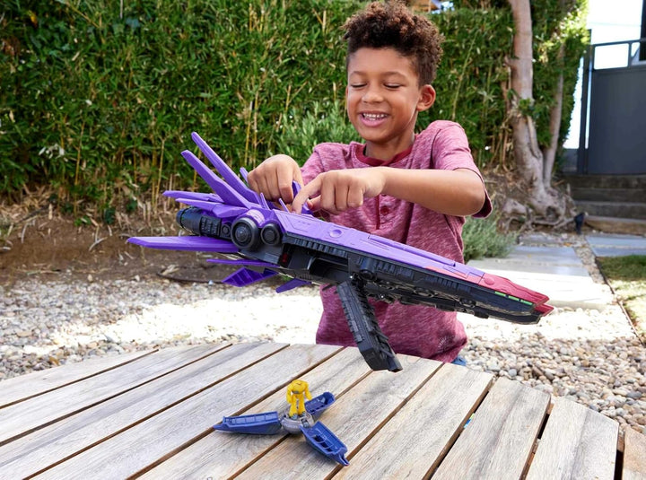 Buzz Lightyear HJW47 - Disney Pixar Lightyear Hyperspeed-Serie Zurgs Mutterschiff, 60 cm langes Raum