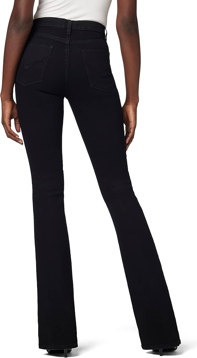 Hudson Damen Barbara Bootcut Hoher Taille Jeans 30W / 34L Schwarz, 30 Schwarz