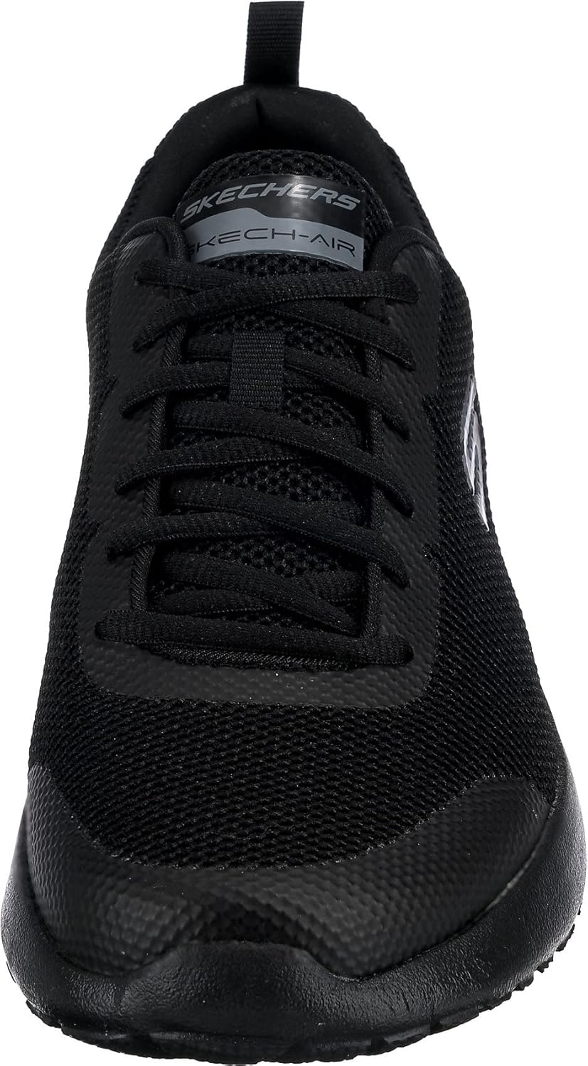 Skechers Herren Skech-air Dynamight Winly Sneaker 39 EU Black Knit Synthetic Black Trim, 39 EU Black