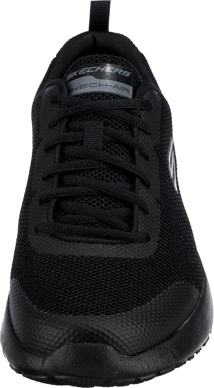 Skechers Herren Skech-air Dynamight Winly Sneaker 39 EU Black Knit Synthetic Black Trim, 39 EU Black
