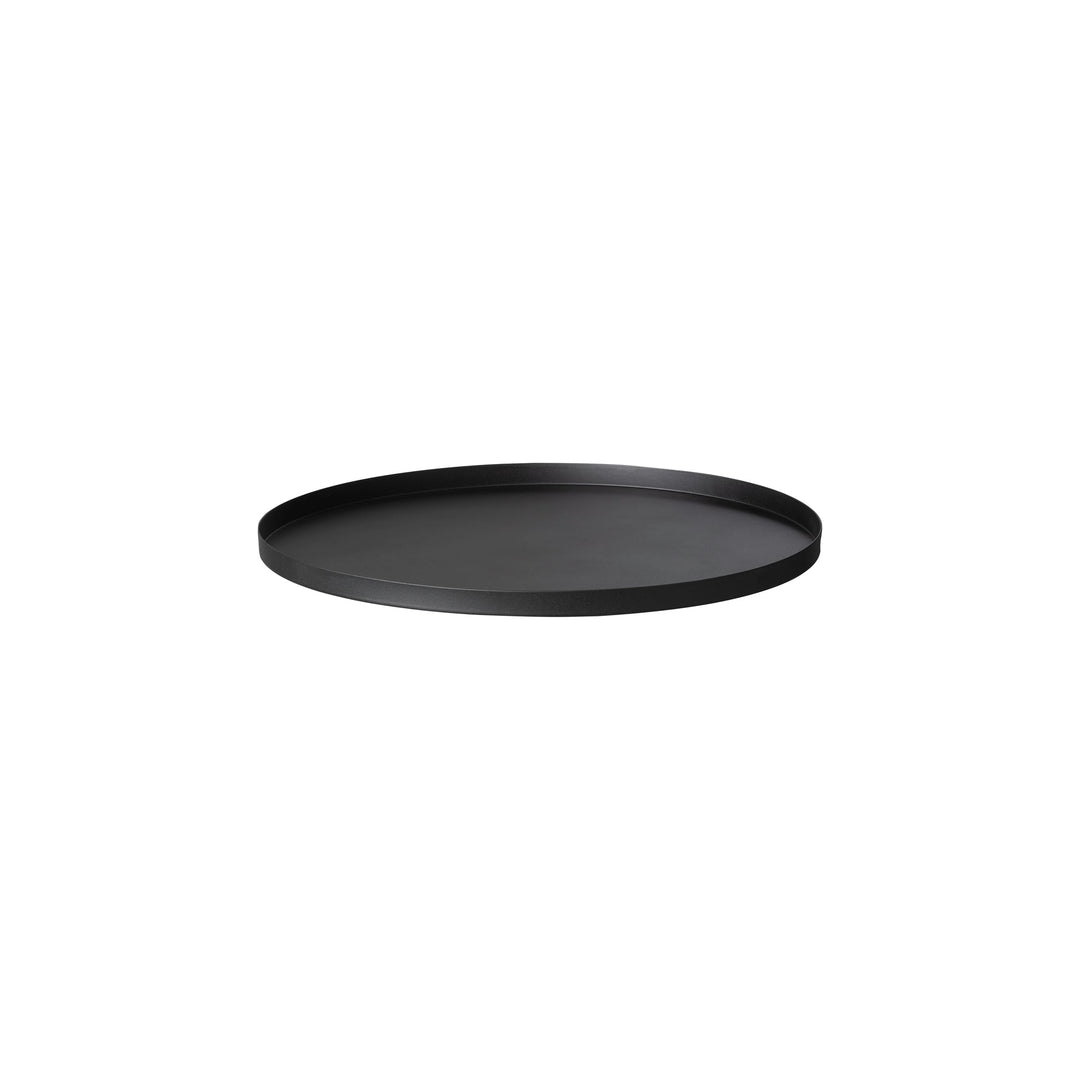 blomus | Tablett | Peasy | Edelstahl Black | rund S ⌀30cm | Indoor | Schwarz 30 cm, Schwarz 30 cm