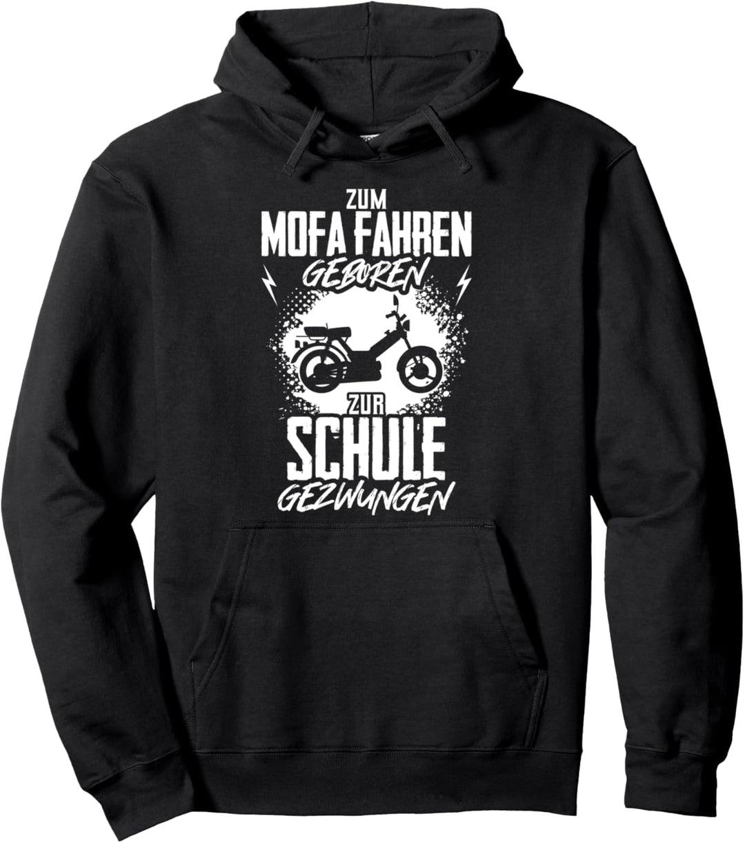 Mofa Fahrer Geschenk Moped Mokick Bike Spruch Zweirad Roller Pullover Hoodie