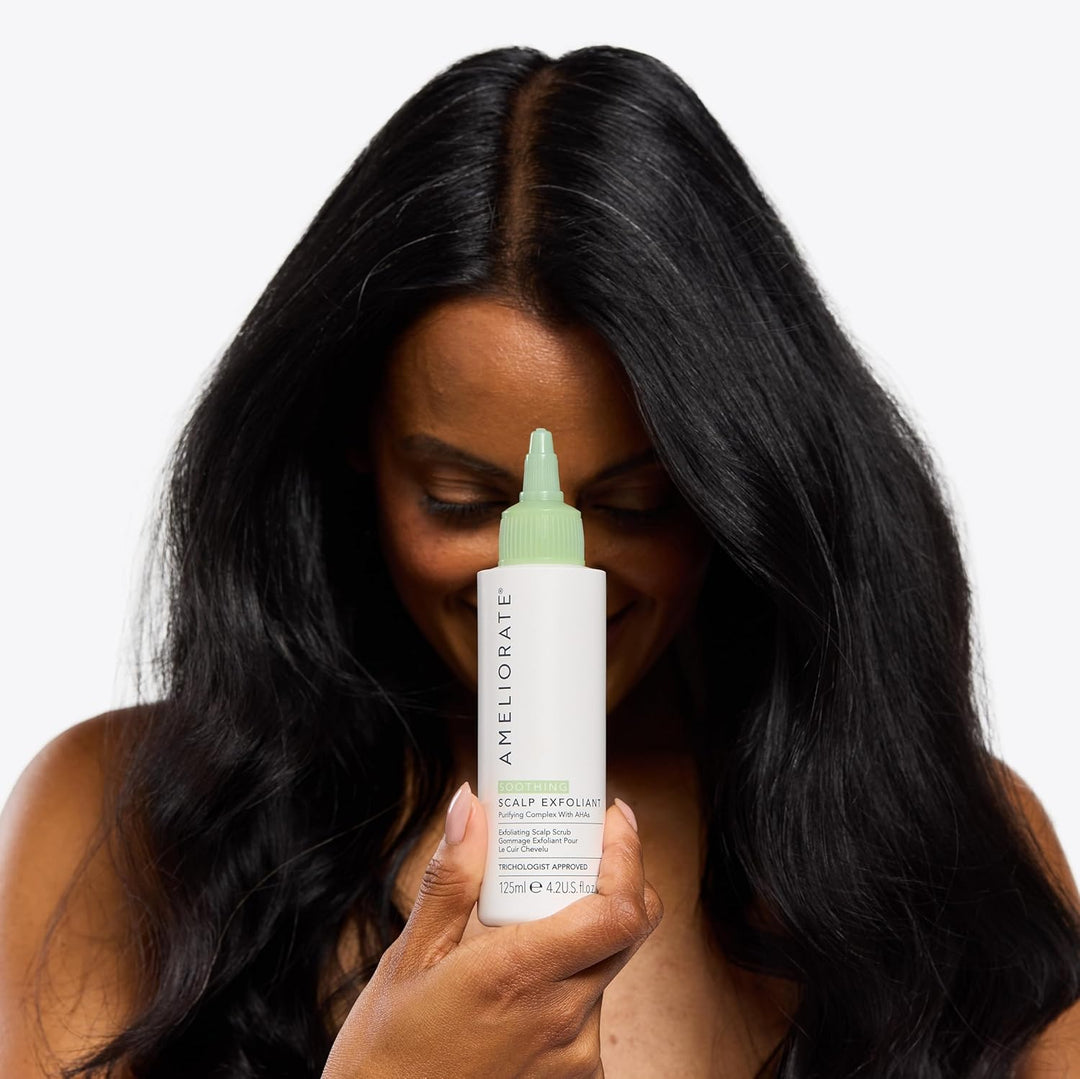 AMELIORATE Soothing Scalp Exfoliant 125ml | Gentle Scrub for Dry, Flaky, Itchy Scalp Relief | Remove