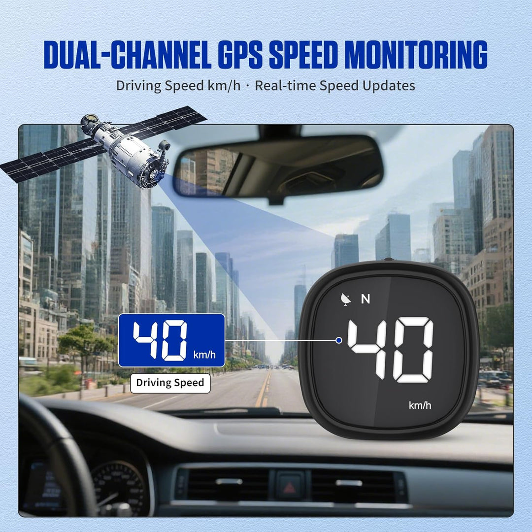 MR CARTOOL M30 Tacho GPS Geschwindigkeitsmesser Digital Neigungsmesser Auto Offroad mit Geschwindigk