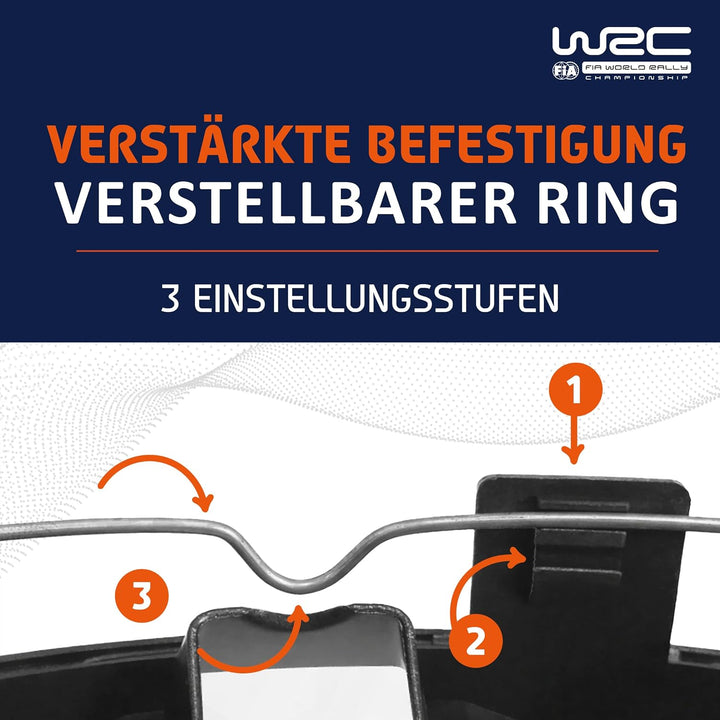 WRC Box Radkappen 15" Carbon Style 15 Pouces, 15 Pouces