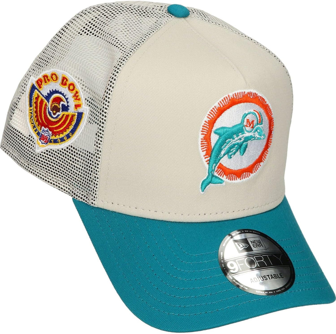 New Era 9Forty A-Frame Trucker Cap - Miami Dolphins Retro