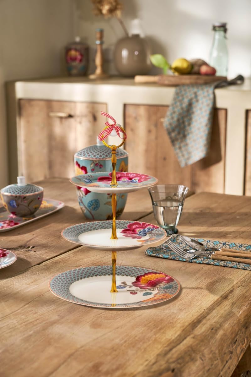 Pip Studio Blooming Tales Fantasy Blue Etagere 3tlg