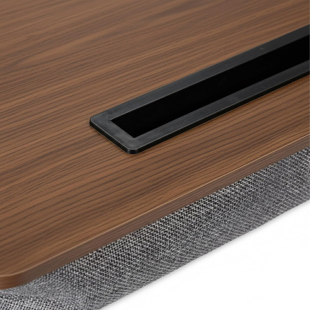 Relaxdays Laptopkissen mit Handyhalter, BxT: 46 x 35 cm, Laptopunterlage für Bett & Sofa, Laptop Kni