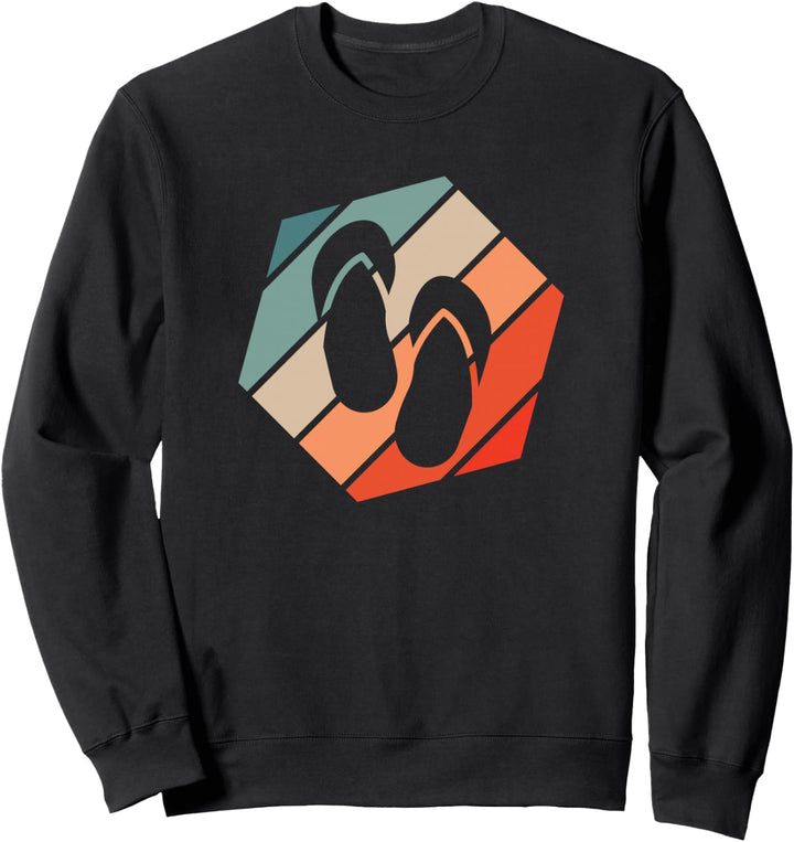 Flip Flops Retro Style Vintage Sweatshirt