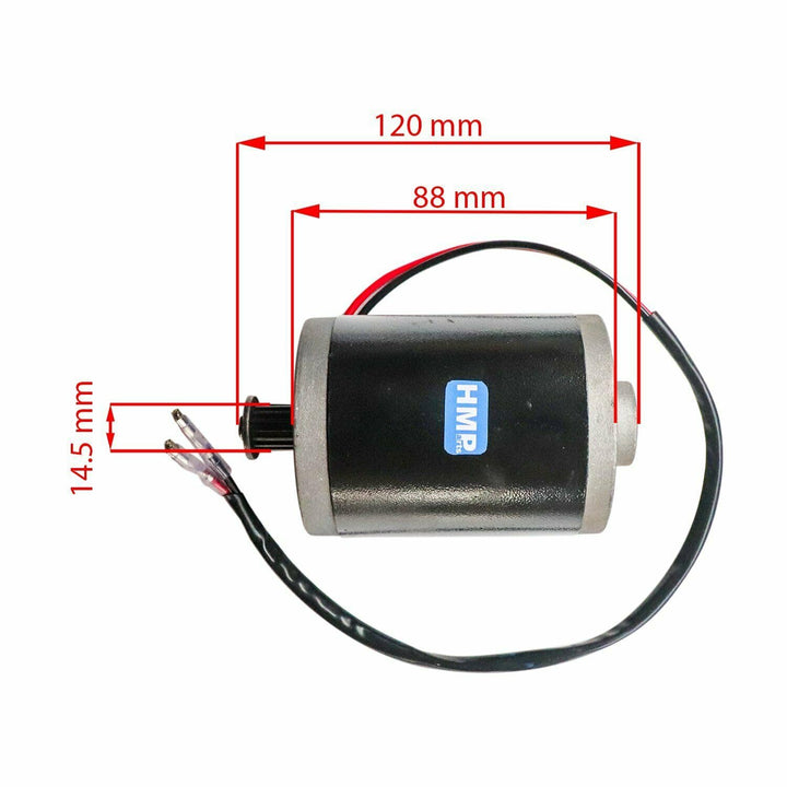 HMParts Elektro Motor - 24V 120W - MY4830 - E Scooter/RC
