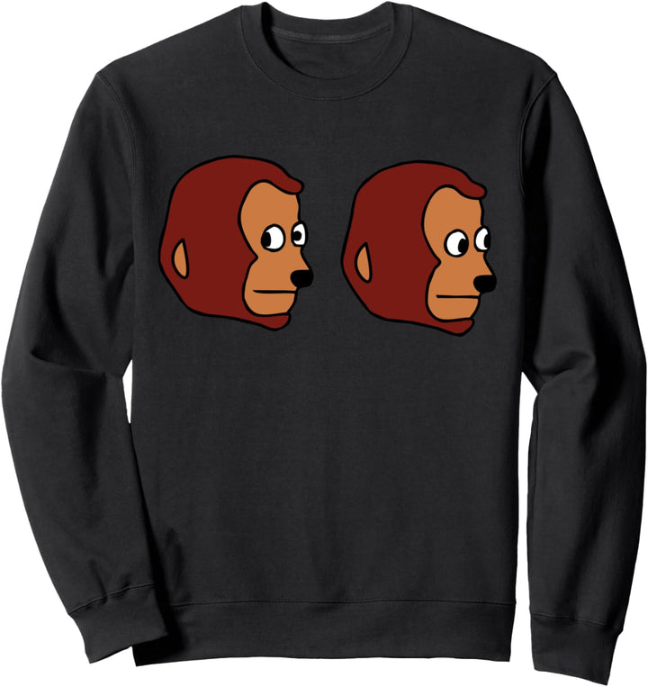 Monkey Puppet Meme - Unangenehmes Zucken, unbequem Sweatshirt