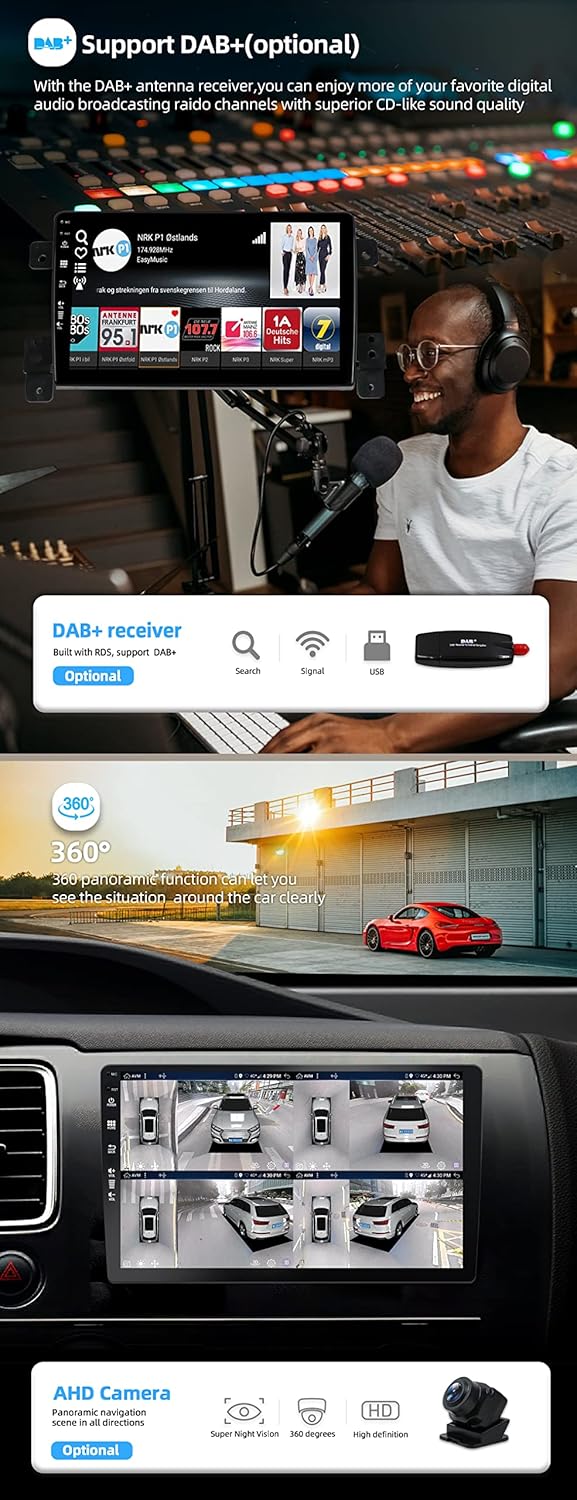 JOYX - [6G+128G] - Android 15 IPS Autoradio Passt für Suzuki Grand Vitara (2005-2015) - Kabellos Car