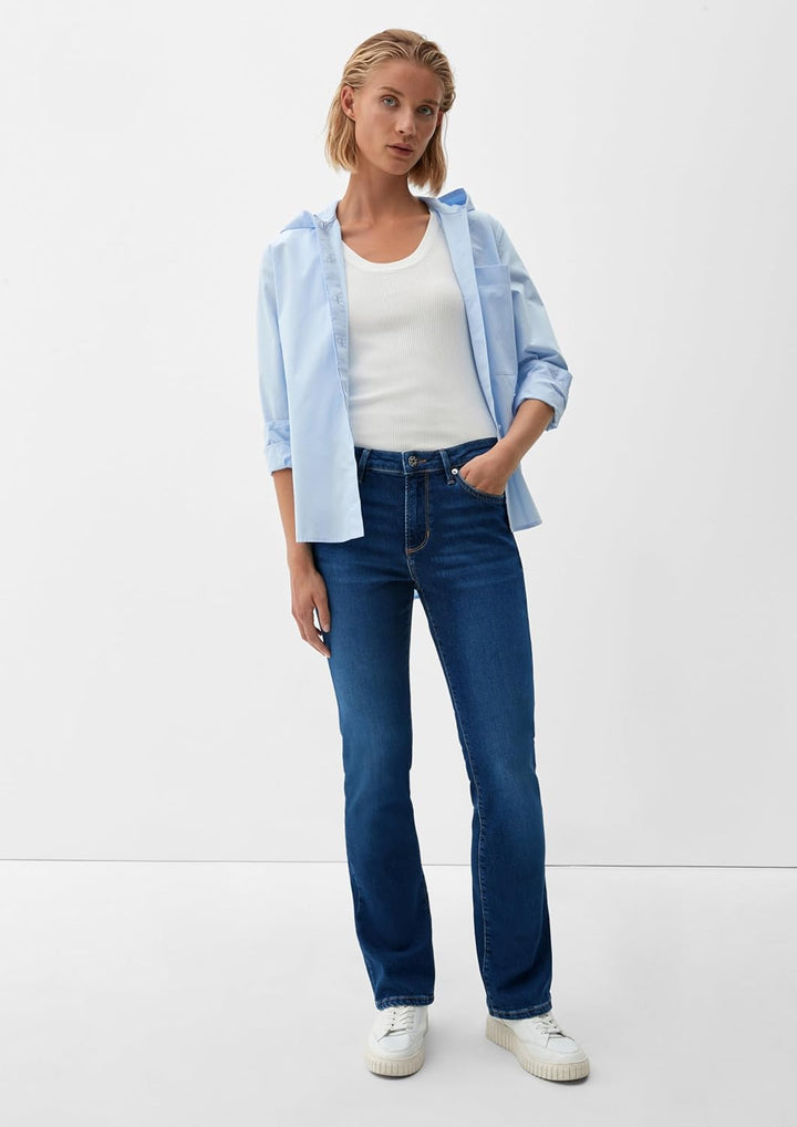s.Oliver Damen Strickjacke 36W / 30L Dark Blue, 36W / 30L Dark Blue