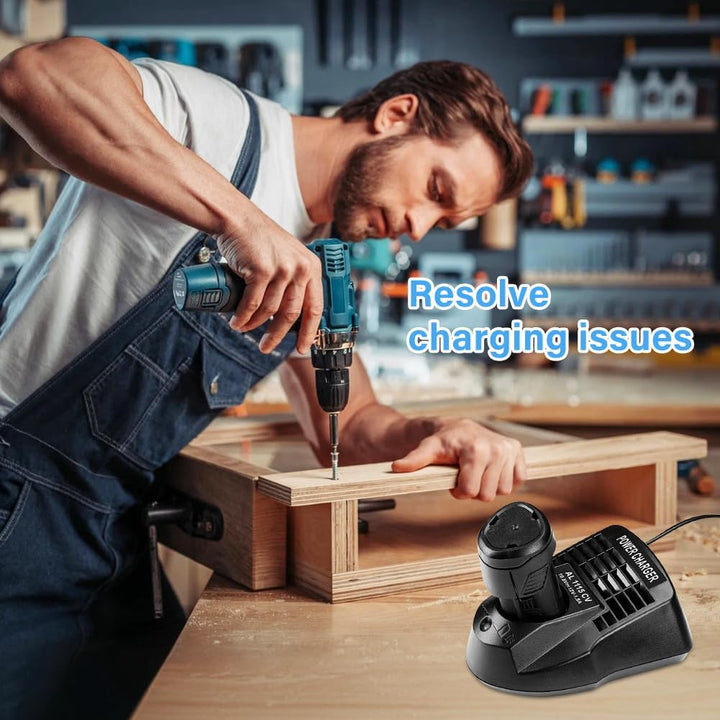 Ladegerät für Bosch 12V, Li-ion Schnellladegerät Kompatibel mit Bosch Professional 10.8V-12V AL1115C