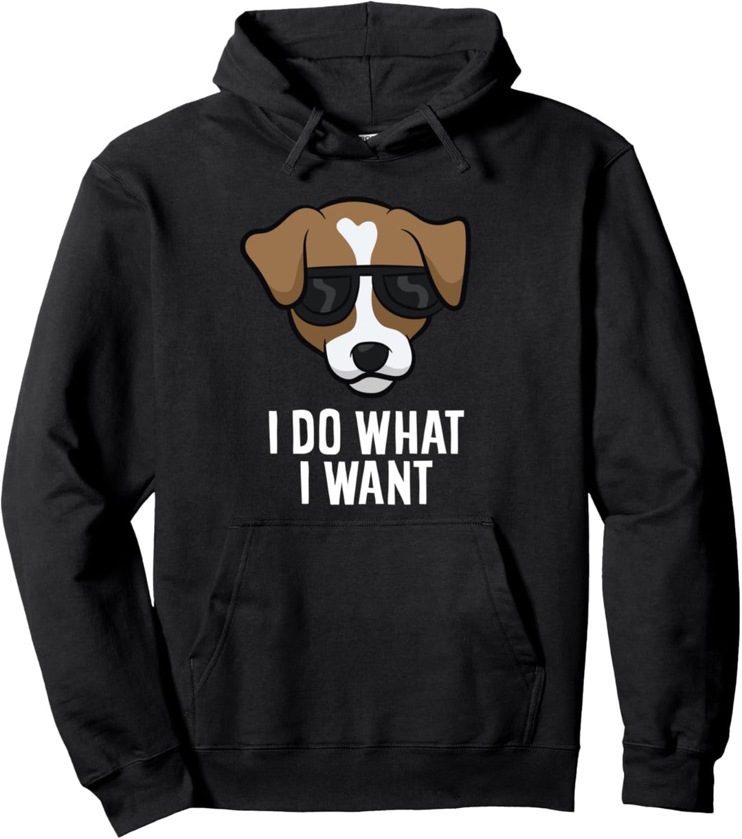 Jack Russell Ich mache, was ich will Hund Jack Russell Pullover Hoodie