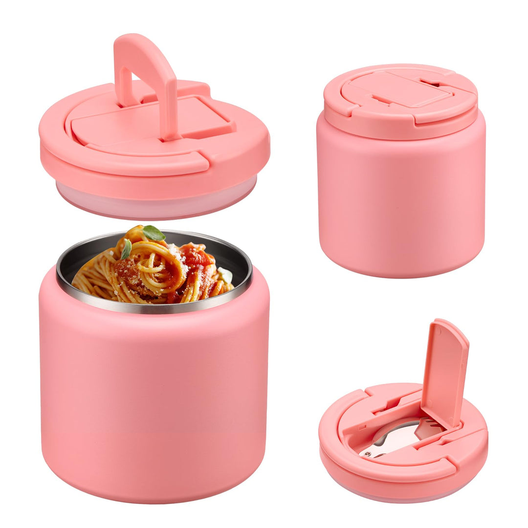 Itslife Thermobehälter für Essen 760ml, Edelstahl Warmhaltebehälter Essen mit Löffel, Thermo Lunchbo
