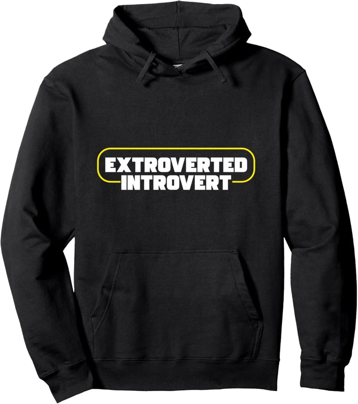 Persönlichkeitstyp Charakter Extrovertierter Introvertierter Pullover Hoodie