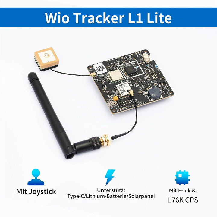 Wio Tracker L1 Lite Entwicklungsboard, SX1262 nRF52840 Modul für Ar duino Meshtastic LoRa, BLE 5.0 G