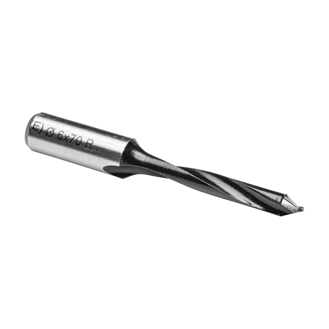 ENT 22362 Dübelbohrer HW, Schaft (S) 10 mm, Durchmesser (D) 6 mm, NL 35 mm, SL 30 mm, L 70 mm, Recht