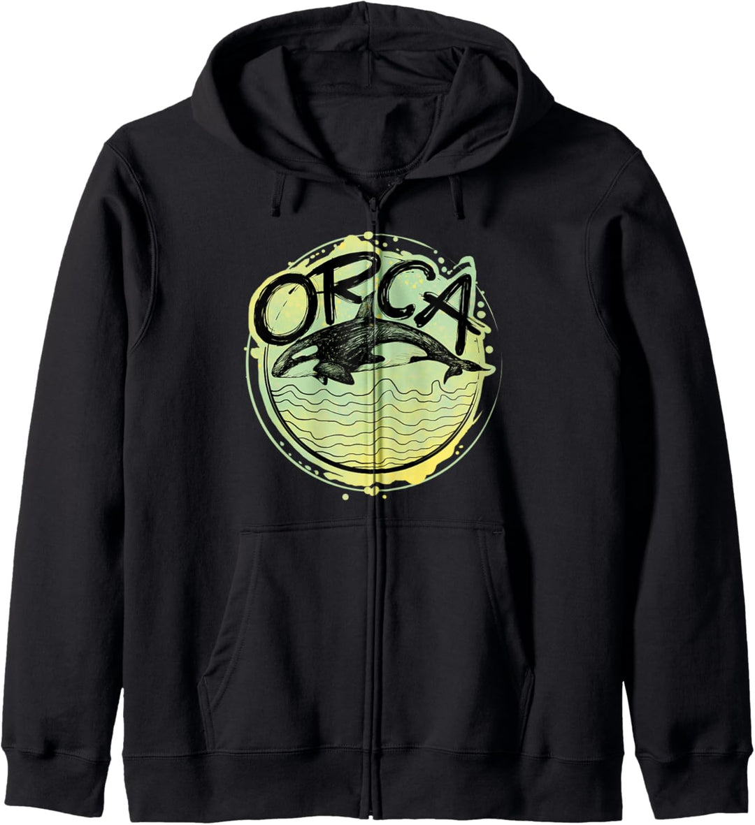 Killerwal Strand Orca Geschenk Kapuzenjacke