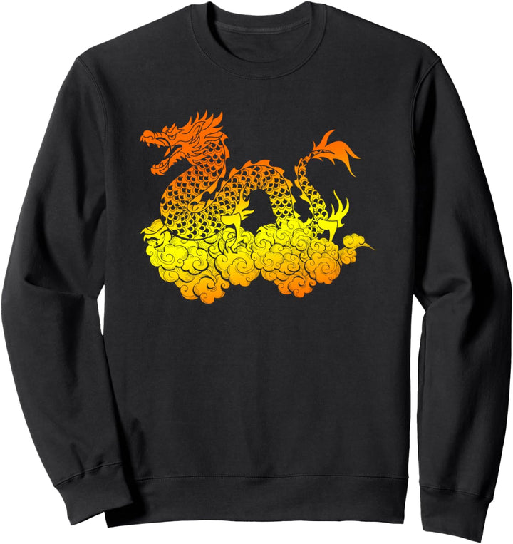 Chinesische Kultur China Fantasy Kreatur Chinesischer Drache Sweatshirt