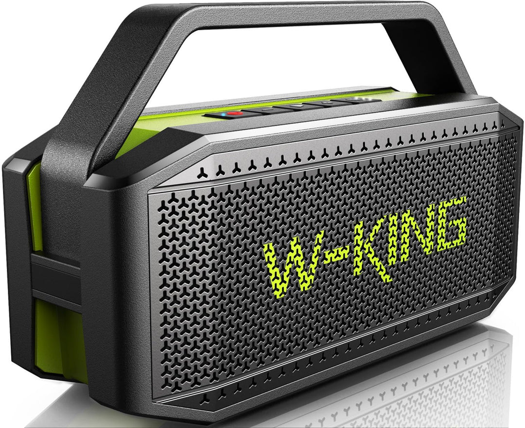 W-KING Bluetooth Lautsprecher Musikbox Gross, (100W MAX) 60W IPX6 Lautsprecher Boxen Bluetooth Box-T