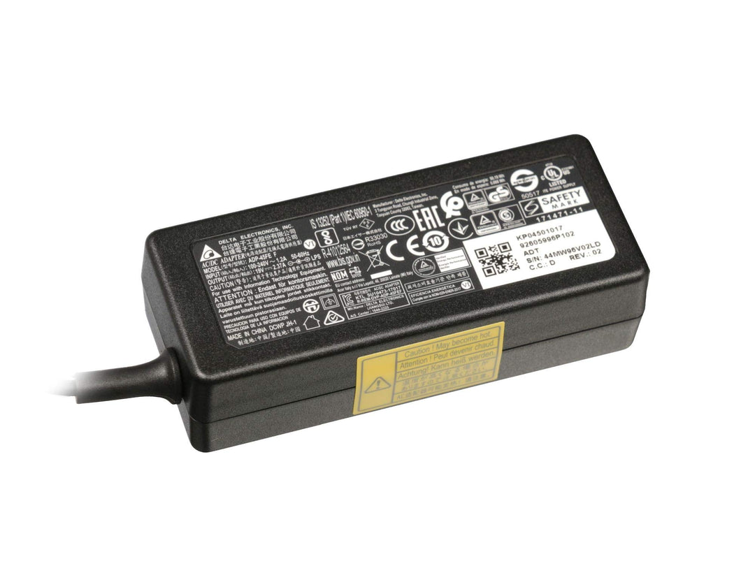 Acer Netzteil/Ladegerät 19V / 2,37A / 45W mit Netzkabel EU Aspire R7-371T Serie (Original) 45W mit N