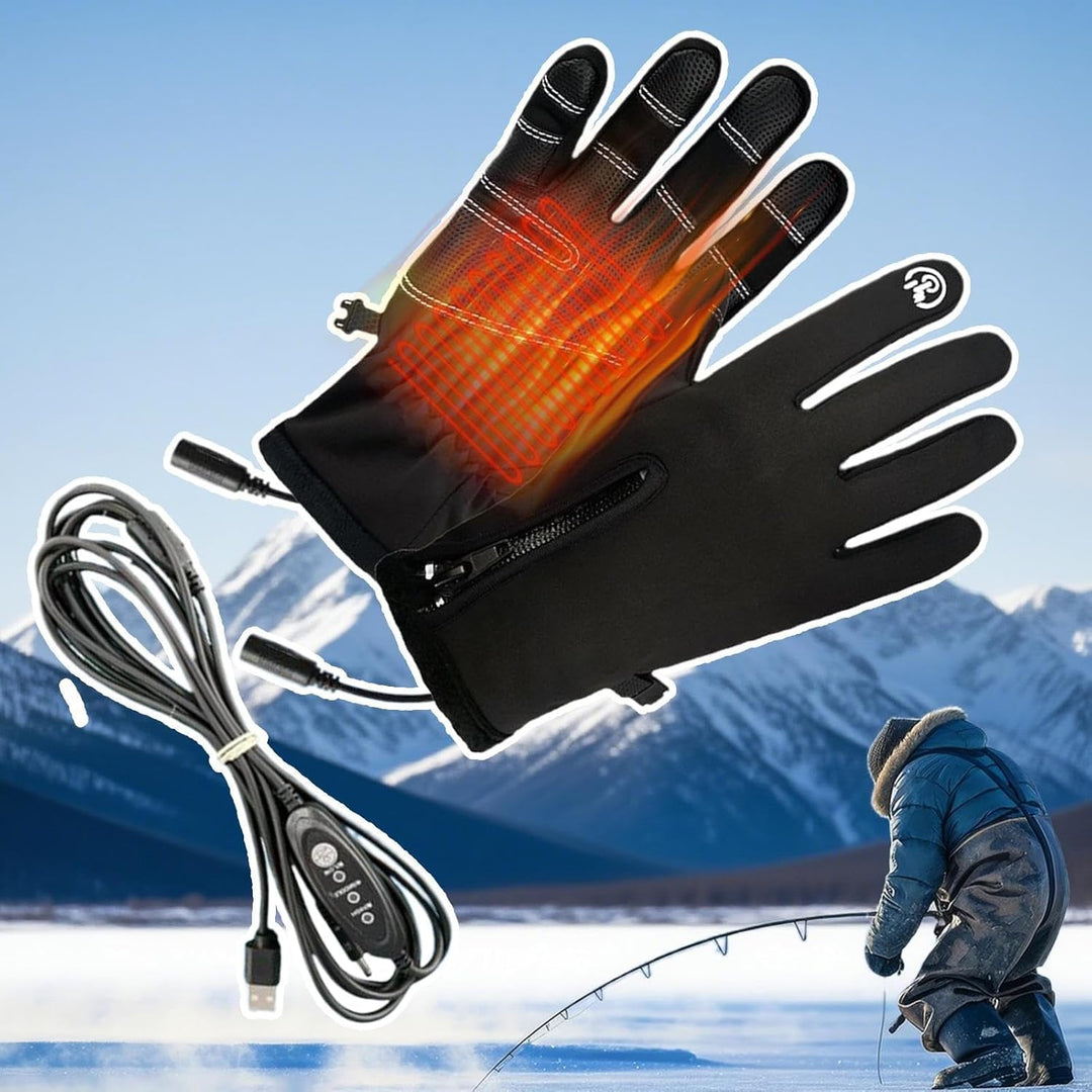 Elektrische Heizhandschuhe | USB-aufladbare Touchscreen-Heizhandschuhe,3 Stufen Heizmuffen Für Damen
