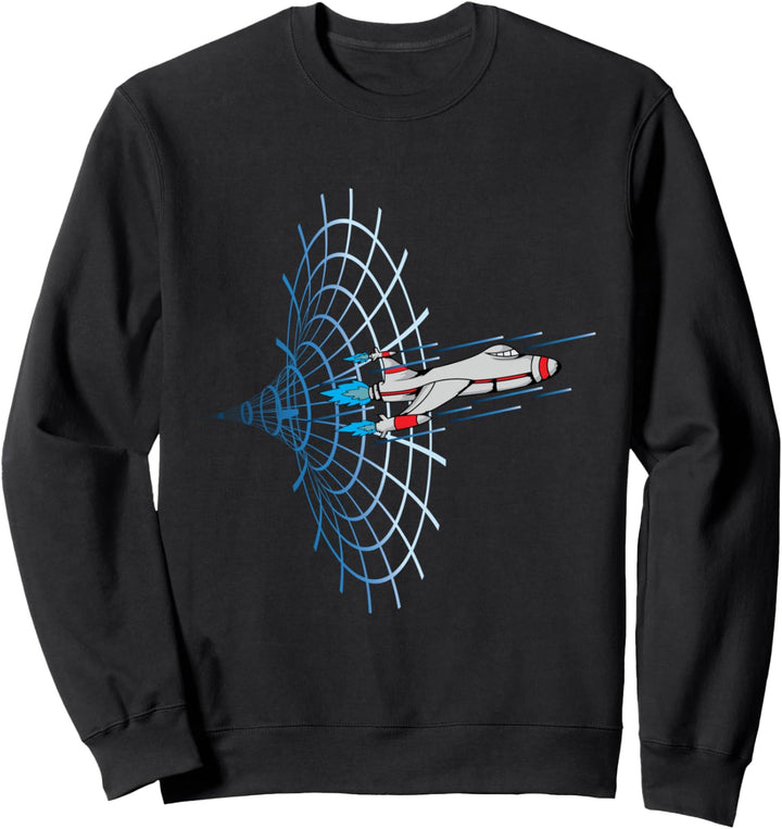 Zeitreise-Flugzeug Sweatshirt
