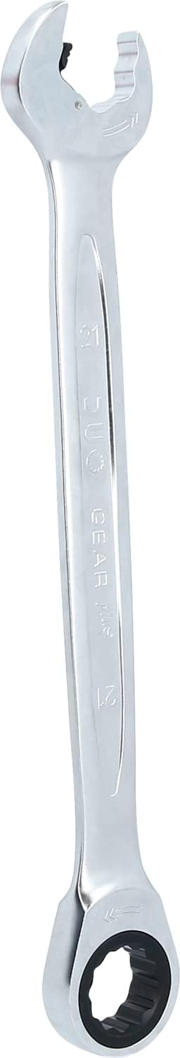 KS Tools KS 504 Tools 503.5221 DUO GEARplus Ringmaulschlüssel,Maul-Ratschenfunktion 21mm, 21mm