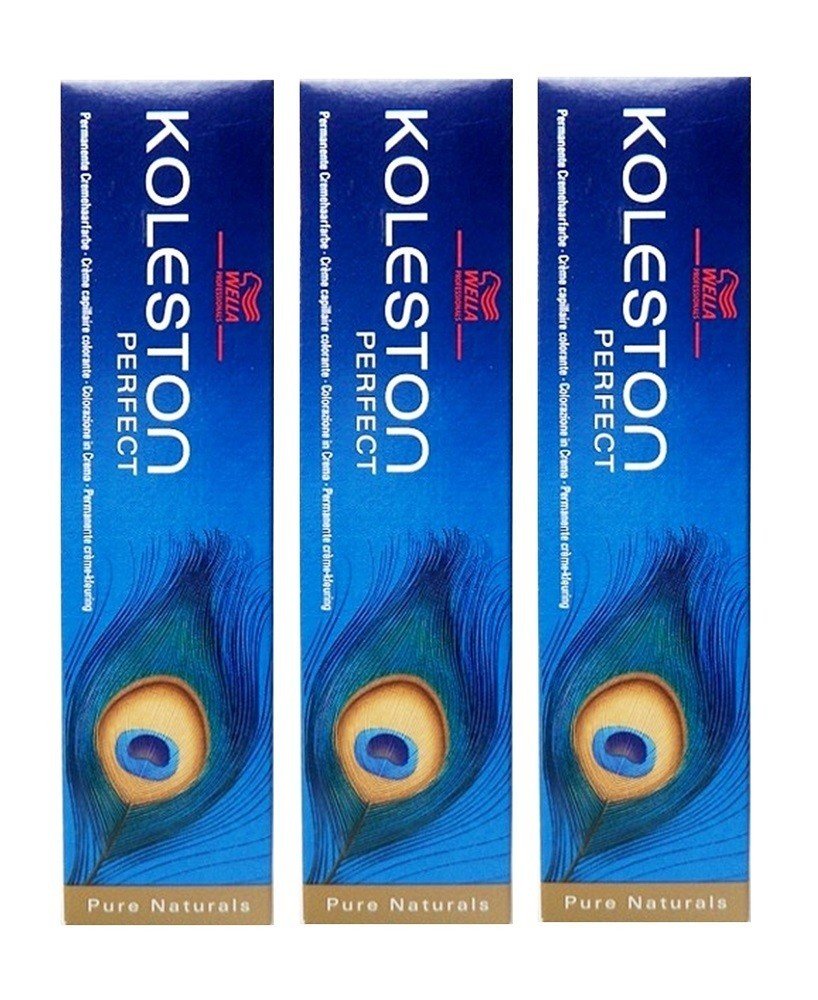 Wella Koleston Perfect 5/0 hellbraun SET 3x60ml