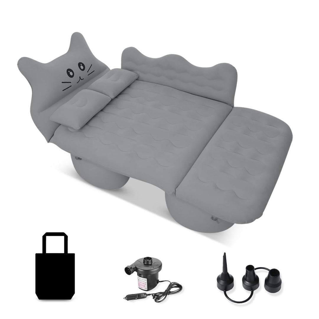 Ergocar Auto Luftmatratze Glückliche Katze Aufblasbare Matratze mit Pumpe Air Bett Camping Auto Kiss